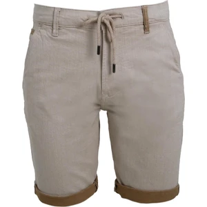 Bej Comfort Fit Bermuda Şort