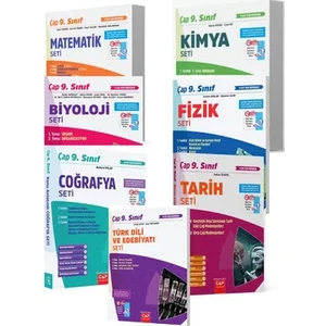 Çap Yayınları 9. Sınıf Fasikül Konu Anlatımı Tüm Dersler Full Set