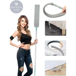 Oskar Fırça Ulaşılması Zor Alanlar Için Mikrofiber Başlıklı Toz Alma Aparatı ( 1 Adet Yedek Bezli)