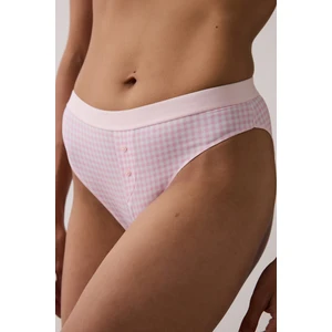 Printed Slip Pembe Külot