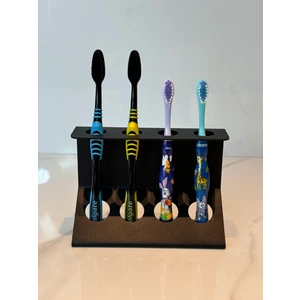 Metal Diş Fırçası Standı Tutucu Diş Fırçalık Banyo Organizer 11X15X6,5 cm