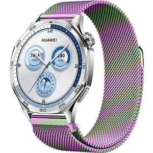 Huawei Watch Gt5 46MM Uyumlu Manyetik Milanese Loop Metal Kordon