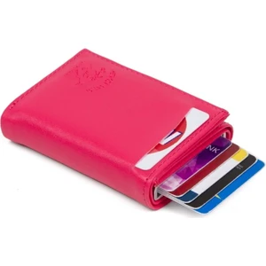  Erkek Mekanizmalı Kartlık ve Cüzdan NEW145 - Pembe