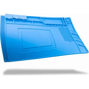 Isıya Dayanıklı Silikon Tamir Matı – Lehimleme & Elektronik Kart Onarımı Için Kaymaz, Mıknatıslı Çalışma Pedi