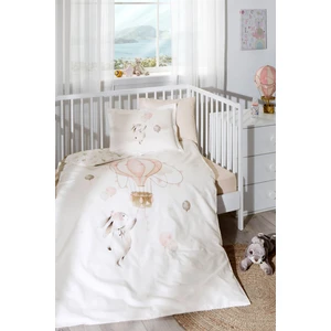 Ranforce Bebek Nevresim Takımı Pembe Pink Baloon 6066