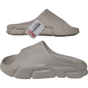 Erkek Krem Dalgalı Önü Açık Banyo Bahçe Terliği