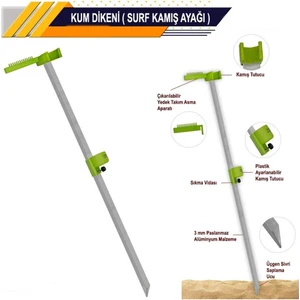 Ayarlanabilir Surf Kamış Ayağı | Kum Dikeni |