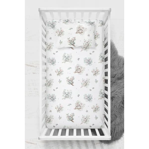 Pamuk Saten Lastikli Çarşaf Seti - Koala Park Yatak 70X120 35X45