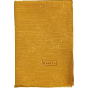 Pamuk Ipek Şal - Monogram - Altın