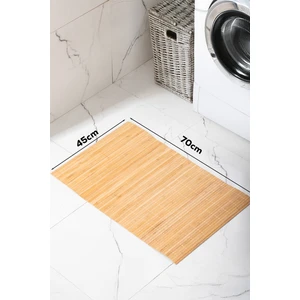 PBT-374 Ahşap Bambu Paspas Kaymaz Banyo Matı 45X70CM
