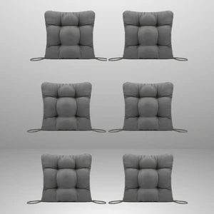 Sandalye Minderi 45X45 cm Antrasit Gri