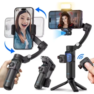 Gimbal Sabitleyici TOKQI LPH113 3 Eksenli Akilli Stabilizatör Siyah