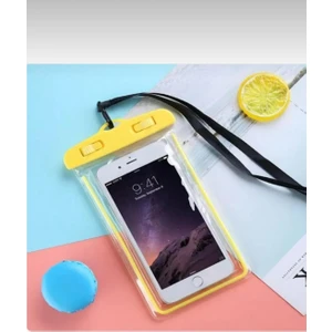 Tüm Telefonlara Uyumlu Su Geçirmez Deniz Havuz Altı Askılı Telefon Kılıfı