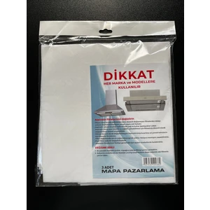3 Paket Mutfak Davlumbaz Aspiratör Koruyucu Filtre