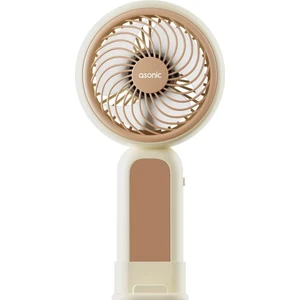 AFN21 Krem 250MAH Dahili Pil Elde Taşınabilir Masaüstü USB Fan Şarjlı Type-C Şarj