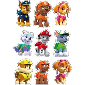 Paw Patrol Sticker Telefon Laptop Notebook Tablet Defter Matara Stiker Etiket ST666