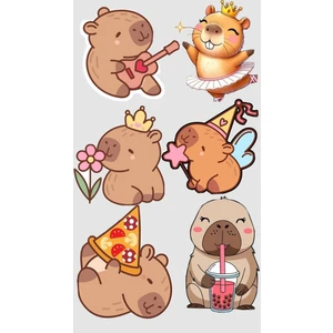 Capybara Sticker Capibara Etiket Kapibara Sticker Capibara Sticker ST1646
