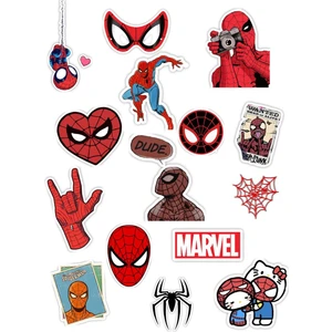 Marvel Sticker Telefon Laptop Notebook Tablet Defter Matara Stiker Etiket ST722