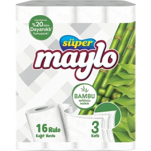 Süper Bambu Katkılı Kağıt Havlu 16'lı