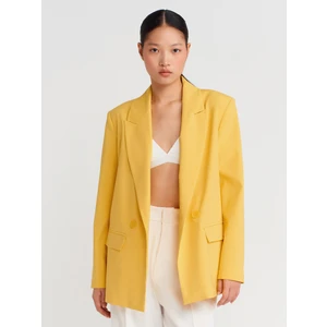 60767 Blazer Ceket-Sarı