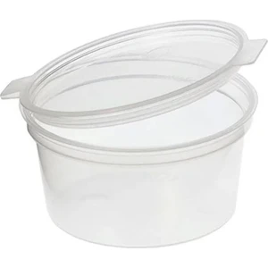 Sıcaklığa Dayanıklı Turuncu 30CC Plastik Sos Kabı, 50'li Paket, Kapaklı Kolay Kullanım