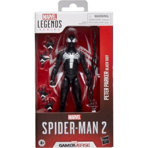 Marvel's Spider-Man 2 – Peter Parker Black Suit Gamerverse Marvel Legends 6" Scale Action Figure