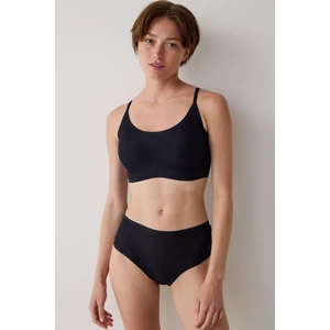 Siyah Zerogram Çıkarılabilir Kaplı Dikişsiz Balensiz Bralet Sütyen