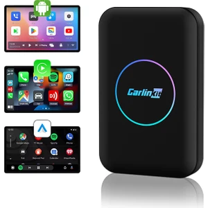 3in1 Kablosuz Carplay & Android Auto Smart Box | 4GB/32GB | Netflix & Youtube Destekli Trafikte Futbol Izle Çocuklar Için Çizgi Film Izle