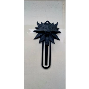 Witcher Kitap Ayracı Büyük ve Sağlam Model