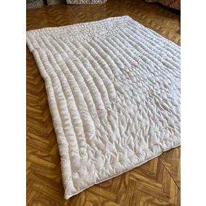 Home Çift Kişilik El Yapımı El Sırıması Doğal Merinos Kuzu Yünü Yorgan 5 kg Ağırlığındadır 195x215