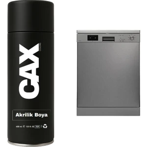 Inox Beyaz Eşya Dönüşüm Sprey Boya 400 ml Sıvıya Dayanıklı (Buzdolabı-Çamaşır Makinesi-Klima Vb)