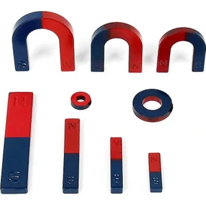 Mıknatıs Seti 9 Parça Hafif Manyetizma Öğrenci Modeli