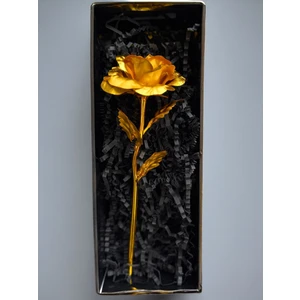 Hediyelik Siyah Kutuda Gold Sonsuzluk Gülü Sevgiliye Hediye Kadina Hediye Arkadasa Hediye Cicek