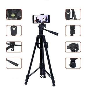 8830 Profesyonel 1.2 M Su Terazili Kumandalı Tripod
