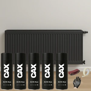 5 Adet Isıya Dayanıklı Petek-Kalorifer-Radyatör-Klima Vernikli Sprey Boya Seti 400 ml