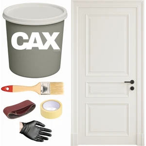 Ahşap & Lake Vernikli Kapı Akrilik Boya Seti 1 Litre + Fırça + Zımpara + Bant + Eldiven