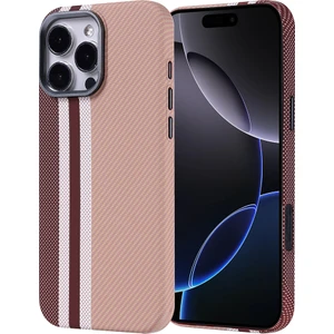 Apple iPhone 16 Pro Max Uyumlu Kılıf M-Safe Şarj Özellikli Karbon Fiber Görünümlü Zore Nekst Kapak
