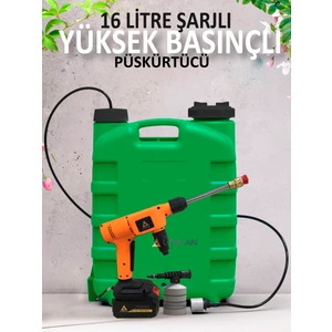 16 Lt Akülü Yıkama Sulama Basınçlı Tabancası