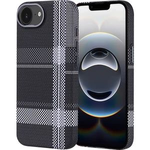 Apple iPhone 16E Uyumlu Kılıf M-Safe Şarj Özellikli Karbon Fiber Görünümlü Zore Nekst Kapak