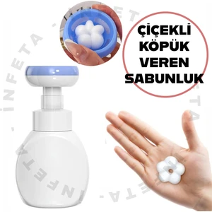 300ML Çiçek Şekilli Köpük Verici Sıvı Sabunluk
