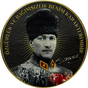 Ex Patch Özgürlük ve Bağımsızlık Atatürk Patch Peç - 10 cm