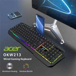 OKW213 Siyah Rgb Rainbow Backlit Gaming Keyboard Rainbow (Kablo Uzunluğu 1,5mt)