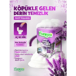 Klozet Tuvalet Wc Temizleyici, Aktif Köpüklü, Ekolojik Doğa Dostu, Lavanta Ferahlığı, Aylık Paket