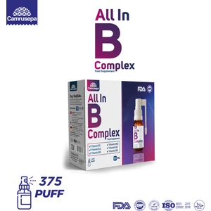All in B Complex B1, B3, B5, B12, B2, B6 Vitamin