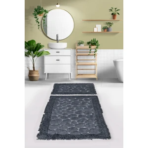 Purecotton Lux %100 Pamuk 2’li Banyo Paspas Seti – Kaymaz, Emici ve Yumuşak Paspas