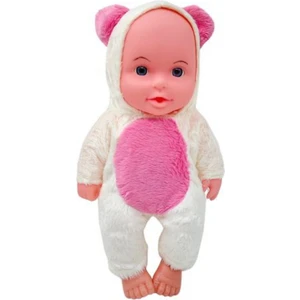 Global Toys Beyaz Renk Koala Kostümlü İngilizce Konuşan Et Bebek