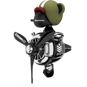 Pervaneli Klima Süsü Oto Koku Klipsi Sallanan Başlı Pilot Gorilla Araba Hava Ferahlatıcı Yeşil