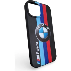 iPhone 15 Uyumlu Hd Yüksek Kaliteli Bmw Tasarım Baskılı Içi Kadife Premium Silikon Kılıf