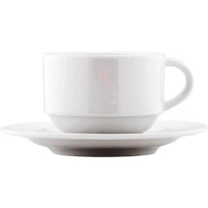 Beyaz Porselen Fincan 140 Cc, Nescafe ve Çay Için Şık ve Kullanışlı Tekli Set