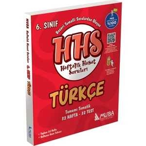 1440 - 6.sınıf Türkçe Haftalık Hasat Soruları (Hhs)